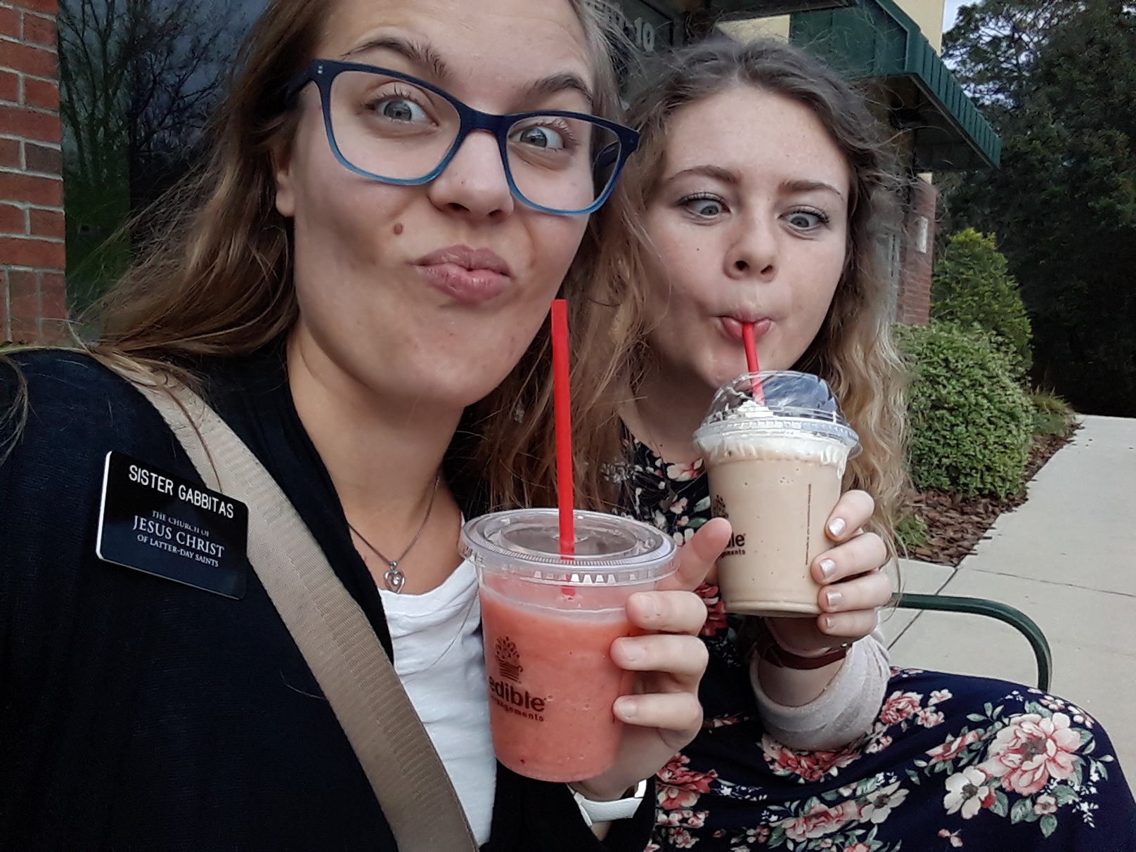 We've been trying to have a milkshake moment since we got here and have not had the time. This week we finally had it!!! It was great.