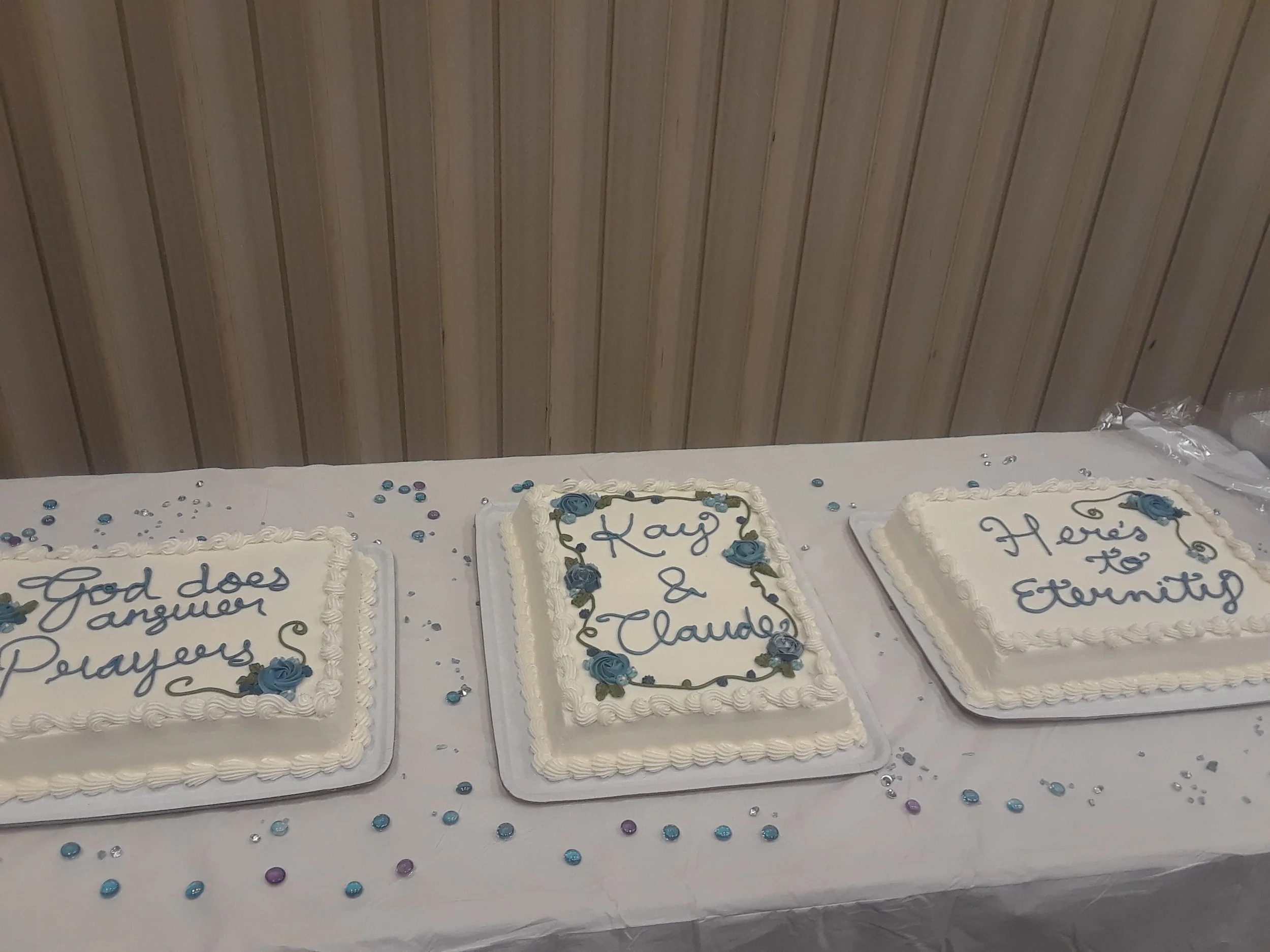 The wedding cakes we accomplished