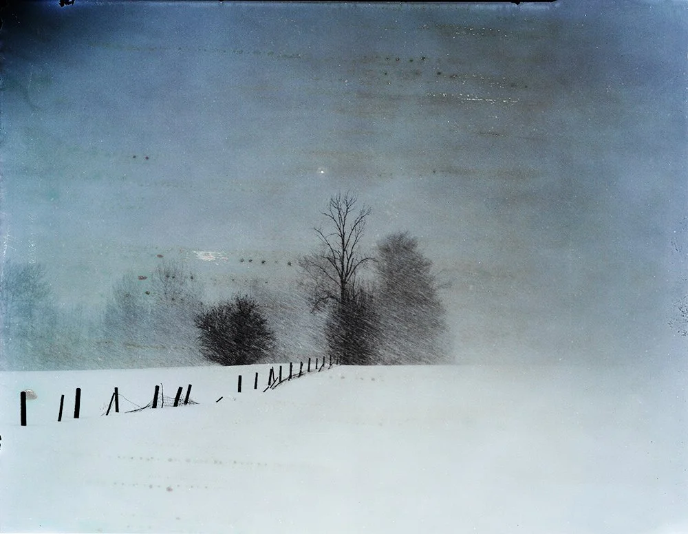  Snowstorm on Farm, Victor, Idaho 