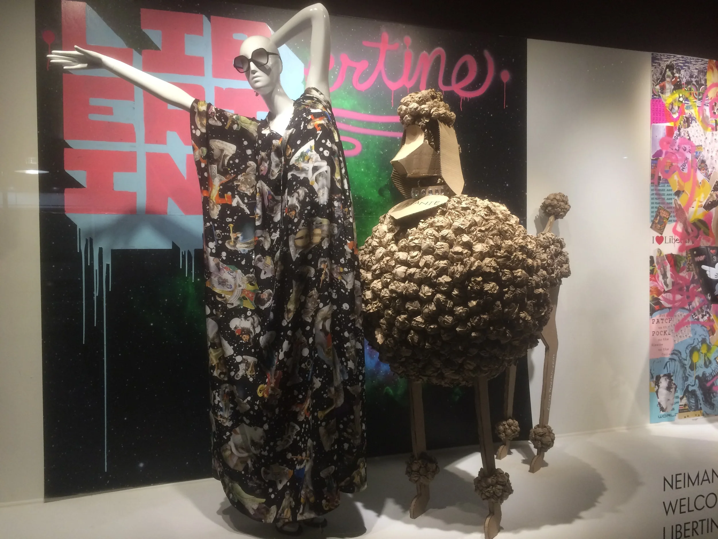 LIBERTINE window: view from the street