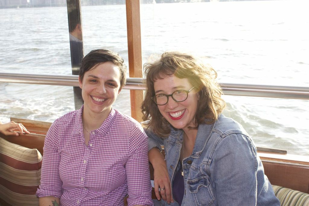 Attorney Jen Mecum (pending bar admission) and girlfriend Lauren.