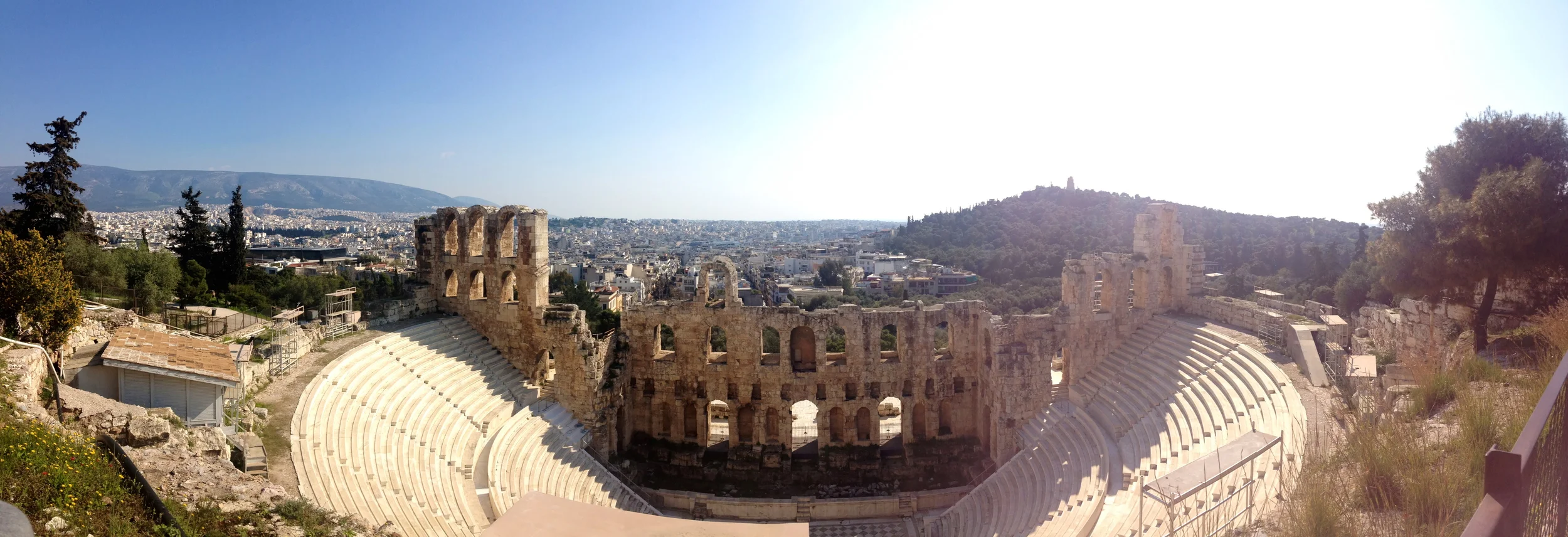 Odeon of Herodes Atticus. I would love to attend an Athens Festival event here someday!