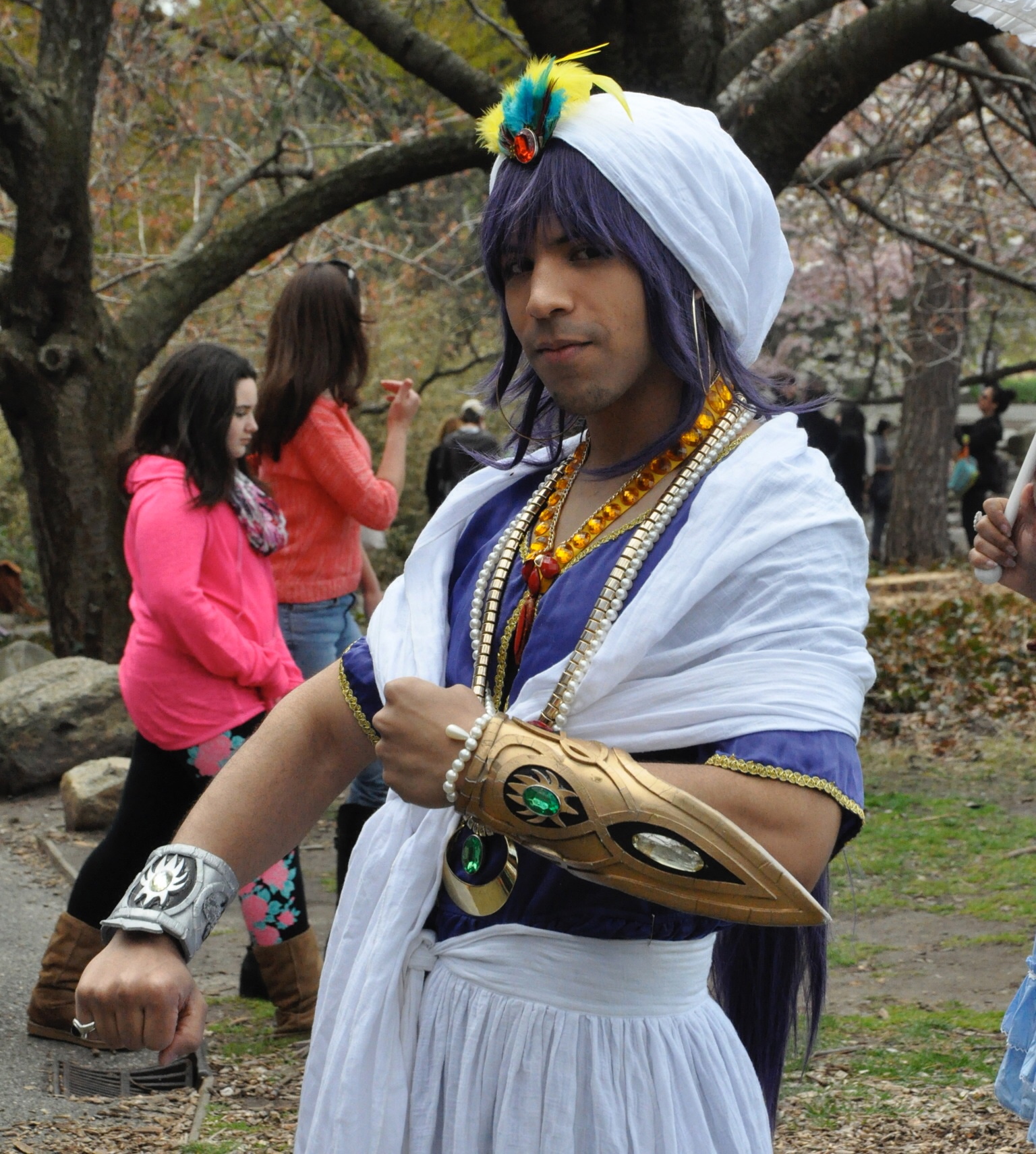 A cosplayer. (Photo by Lizzie B.)