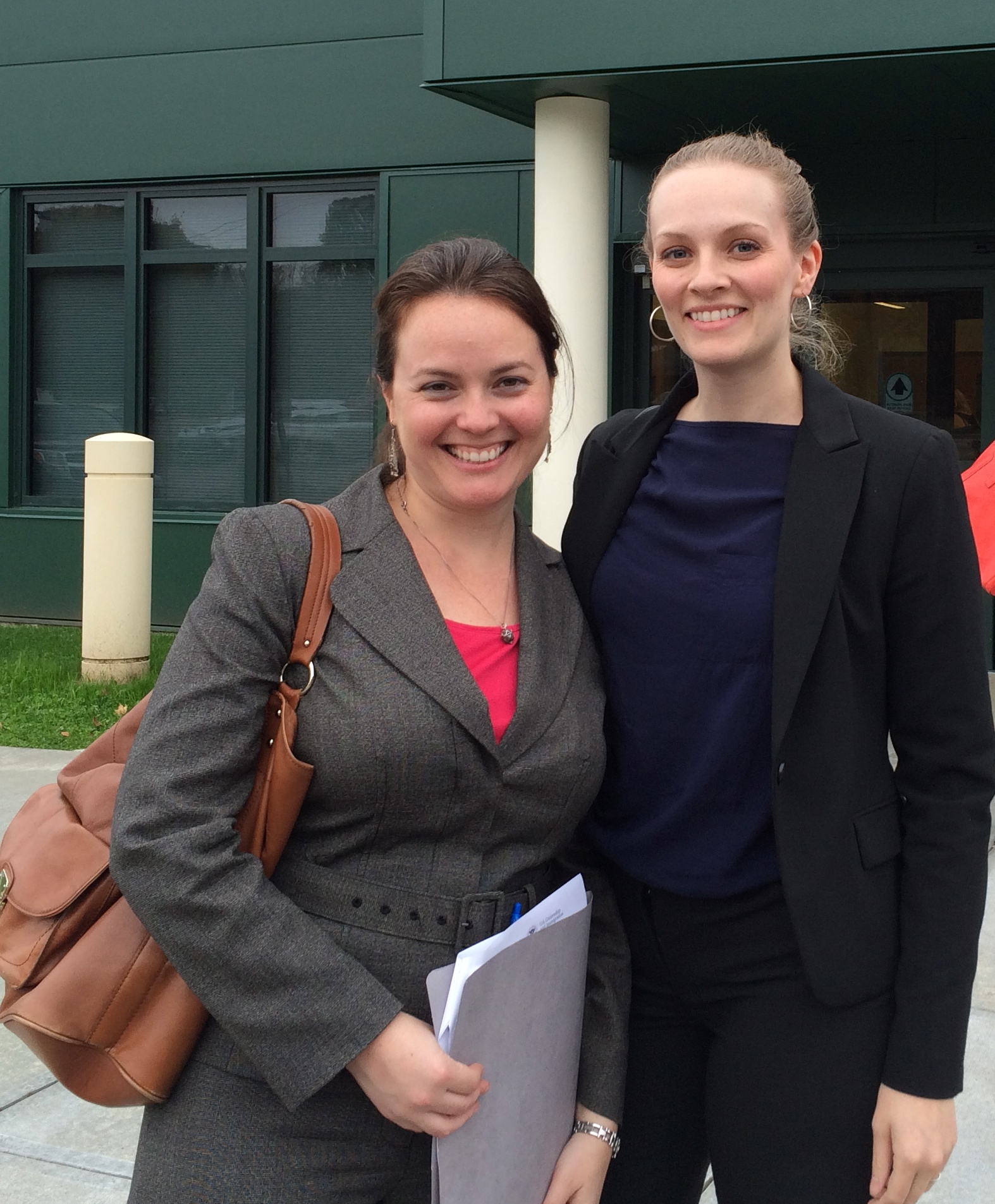 In front of the brand new VSC location in Essex Junction! So exciting!