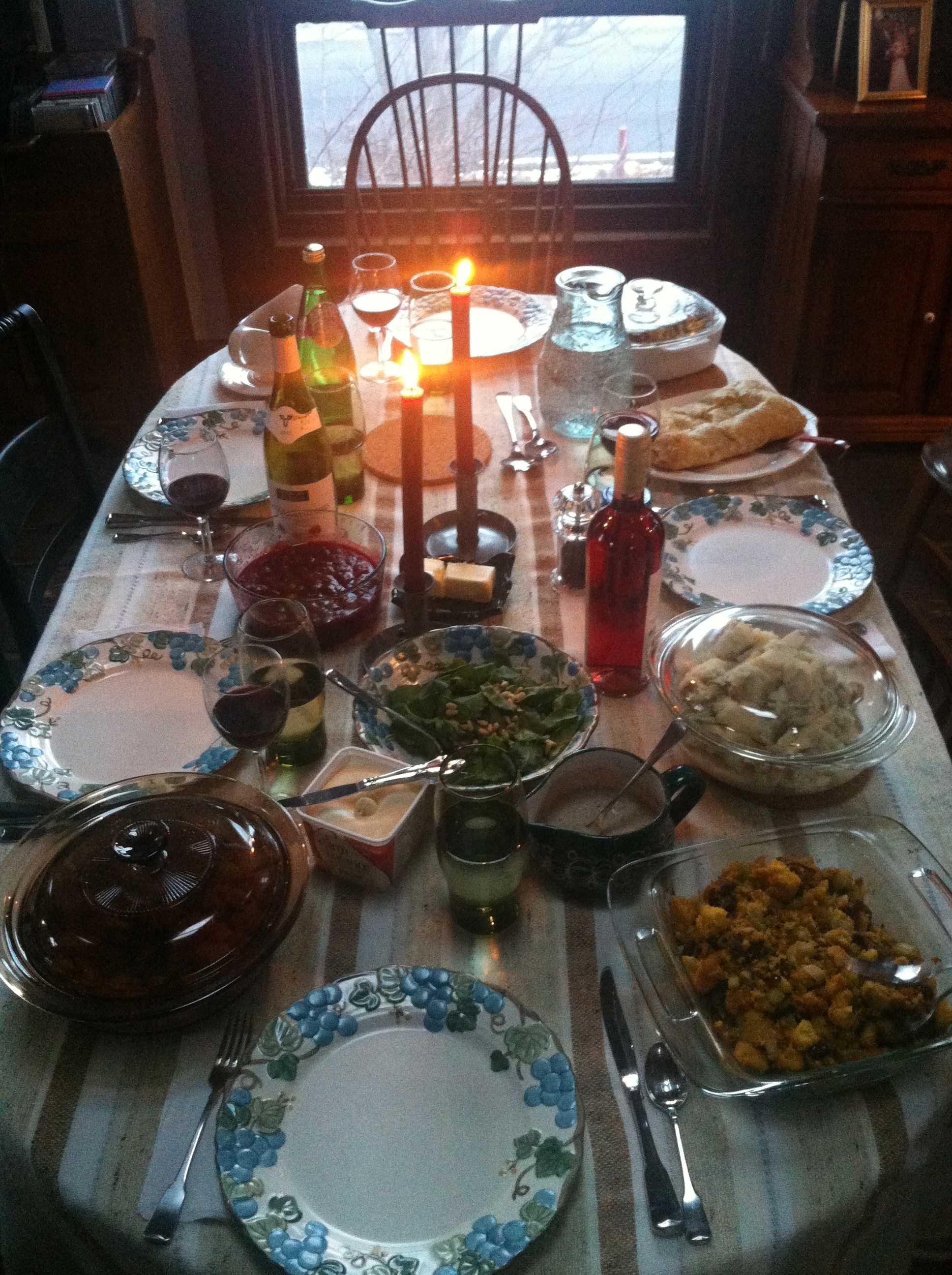 Despite the snowstorm and the travel delays, we hope everyone had a lovely Thanksgiving this year and ate lots of delicious food.