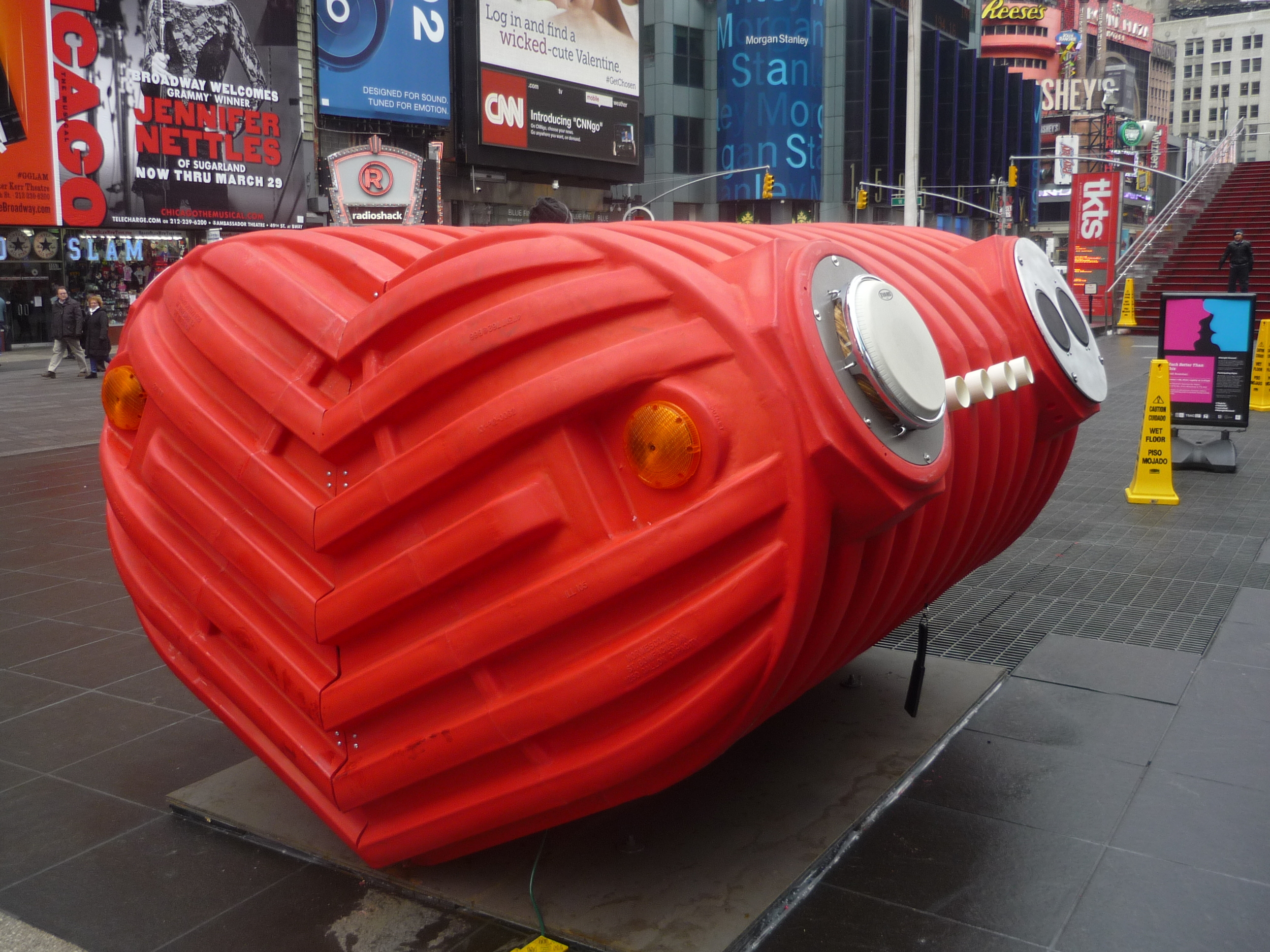 Heartbeat in Times Square.