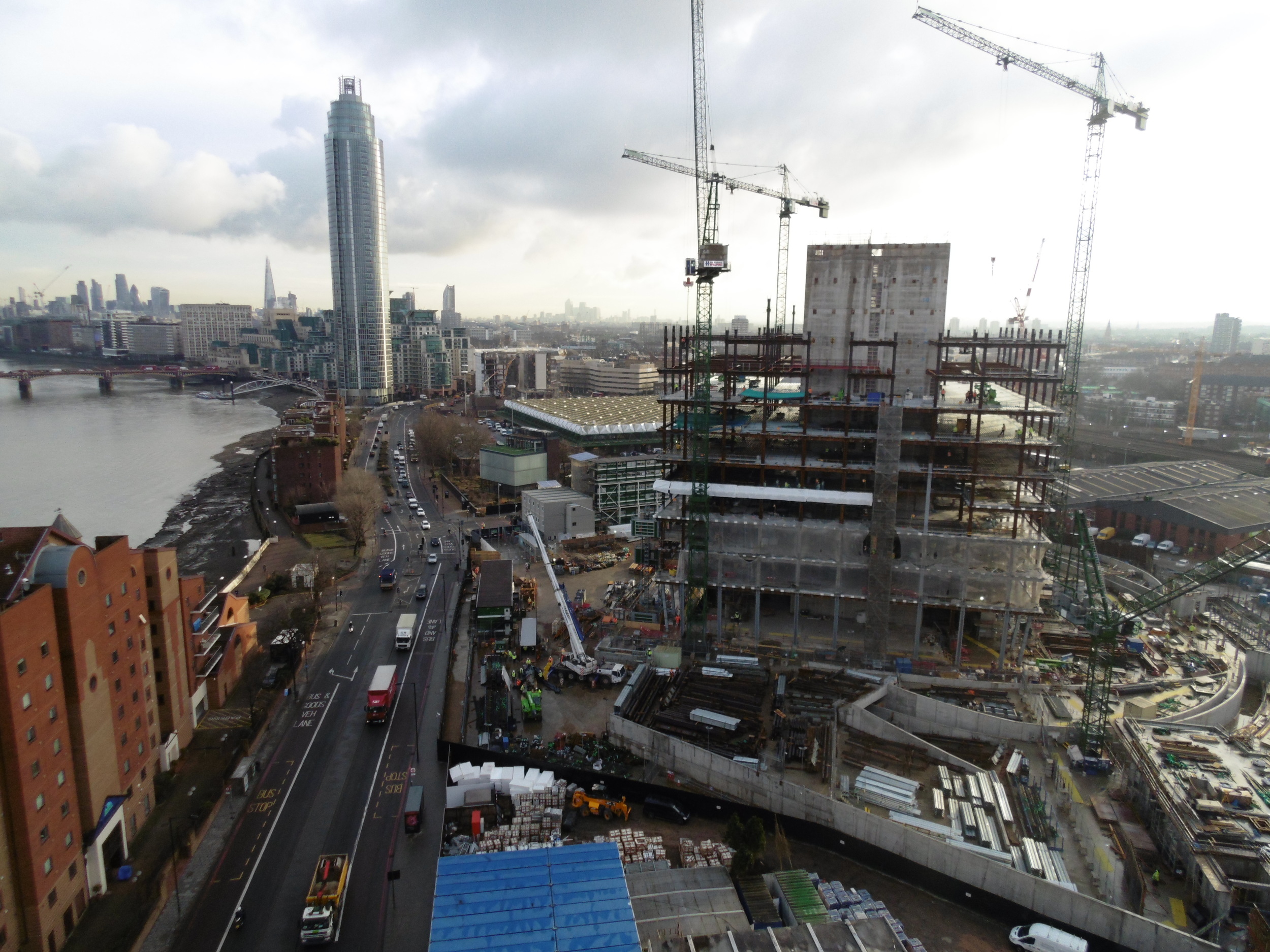 The new US Embassy in London under construction. (Photo by US Embassy London used under Creative Commons .)