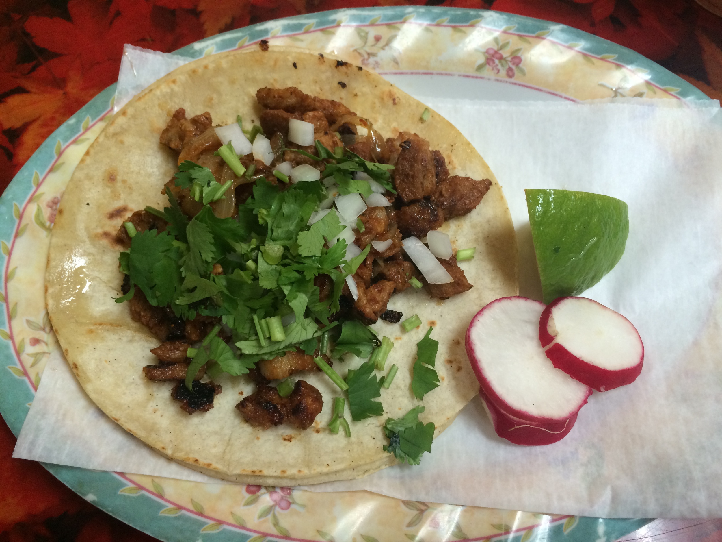 Tortillas were fresh at Aqui En Bella Puebla.