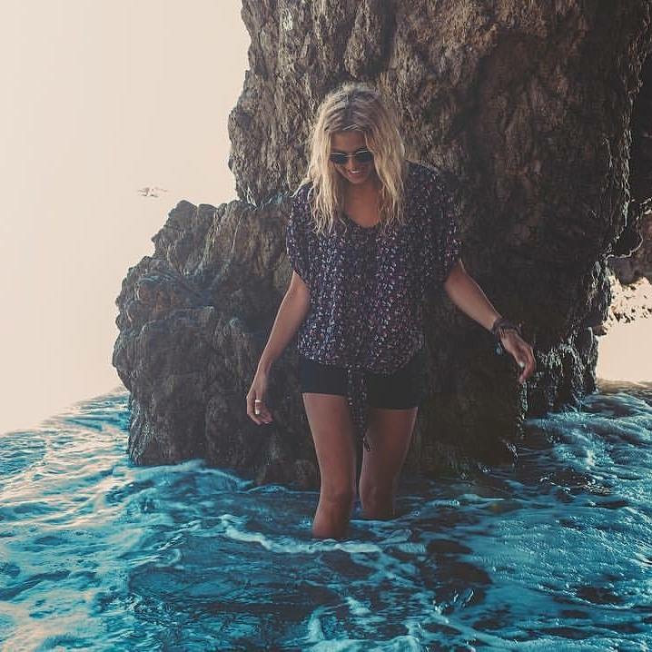 Ashley in California at El Matador State Beach.