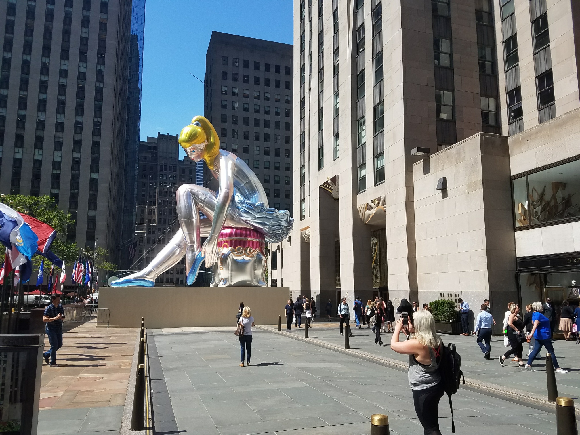 Seated Ballerina by Jeff Koons