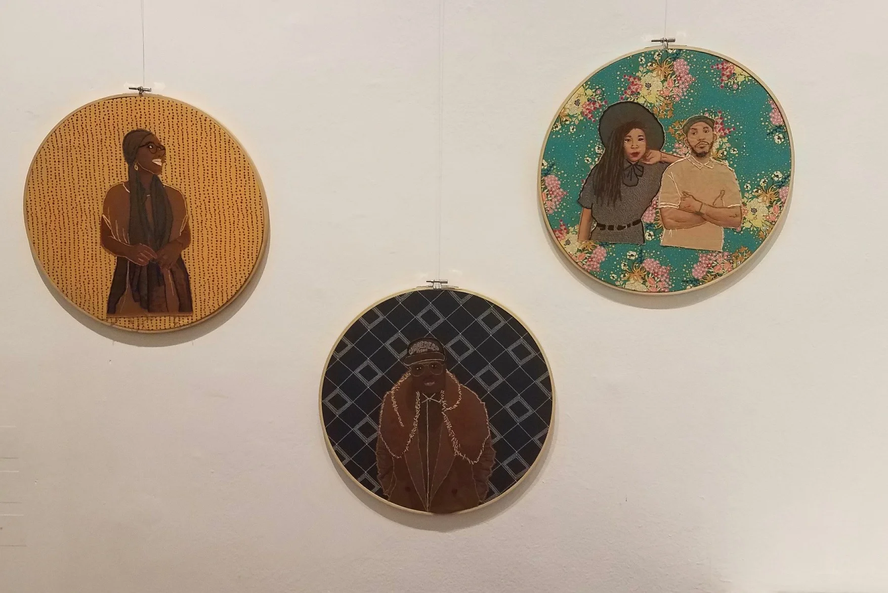 Left to Right: Roman Flowers , Glory, and The Reminders by Krystle Collins