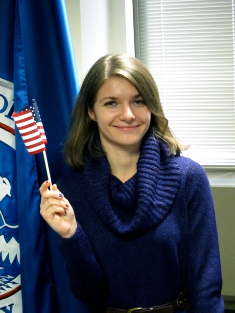 Also at naturalization ceremony.
