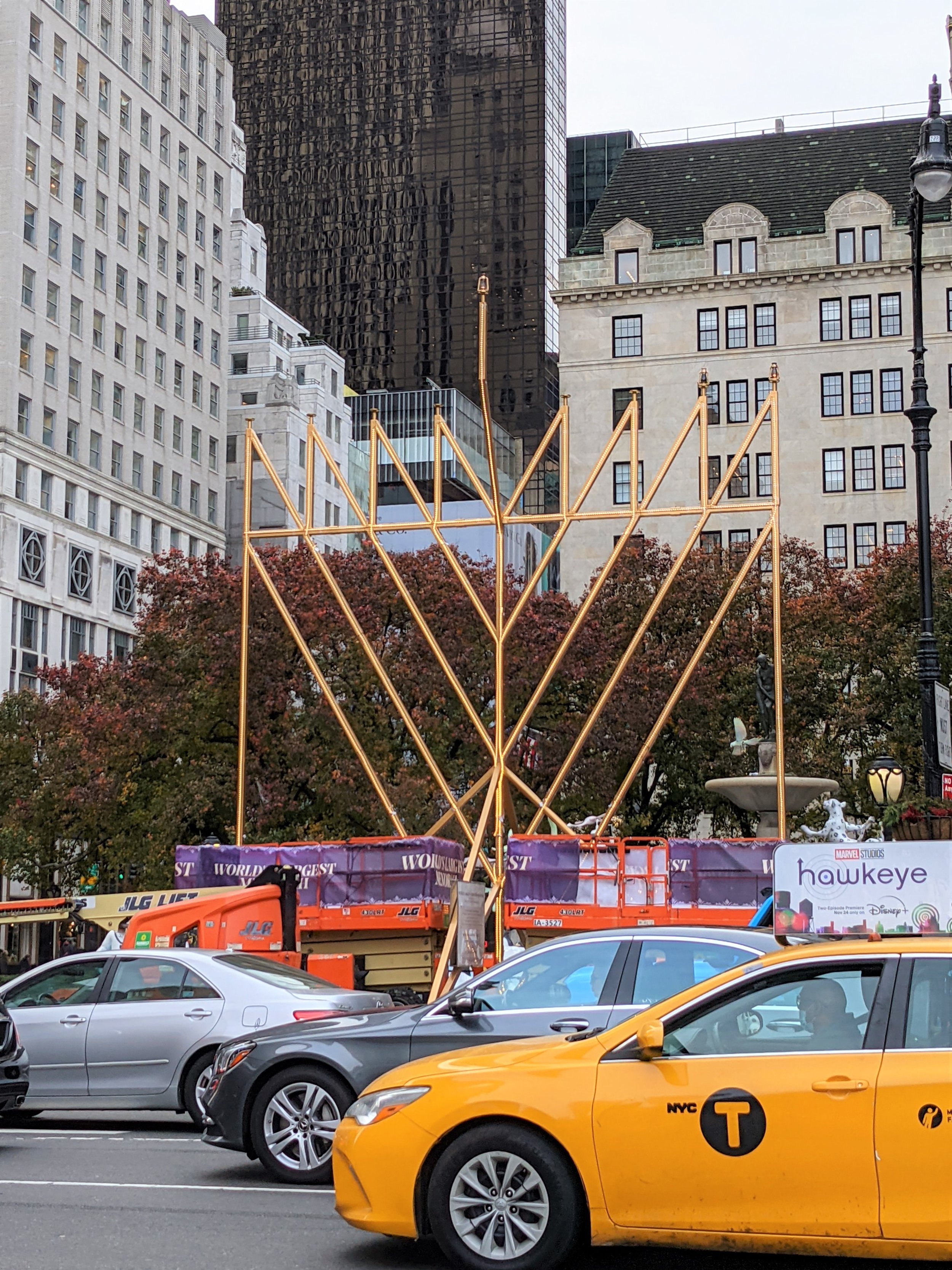 World's Largest Menorah in Manhattan