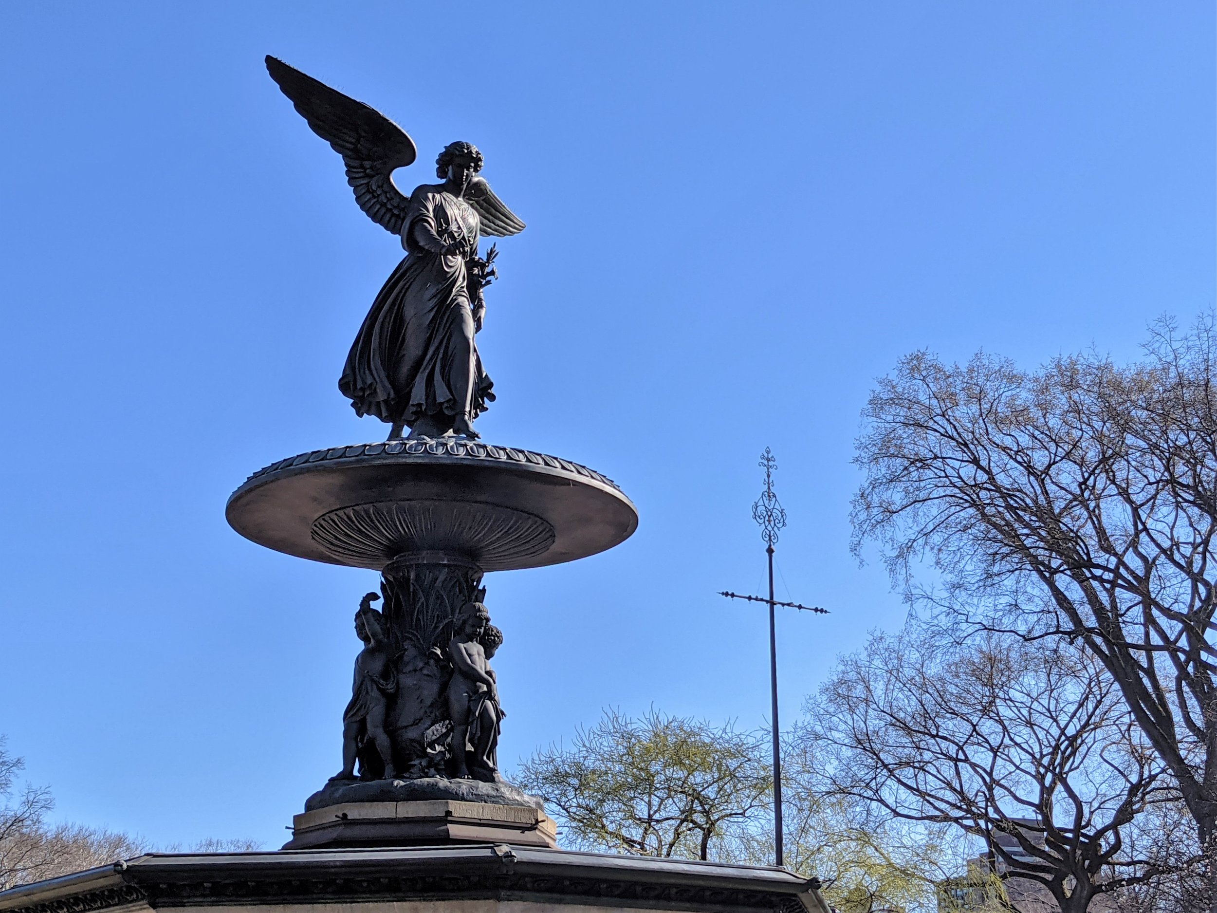 Central Park, Bethesda Fountain  Attractions in Central Park, New