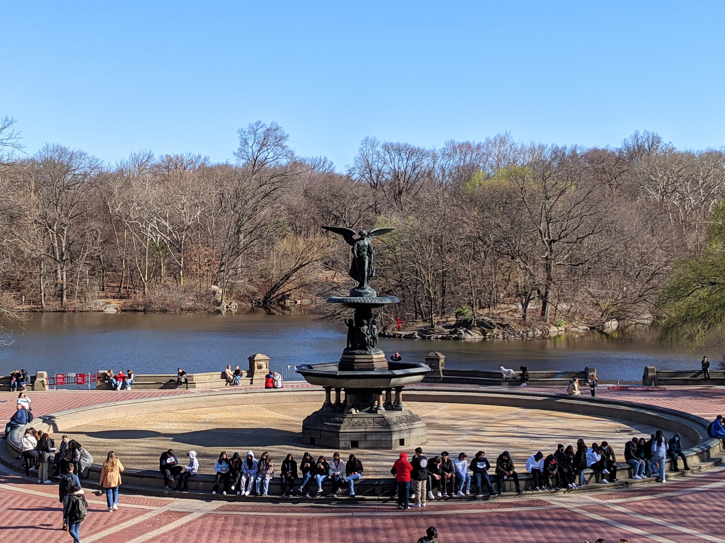 Central Park, Bethesda Fountain  Attractions in Central Park, New