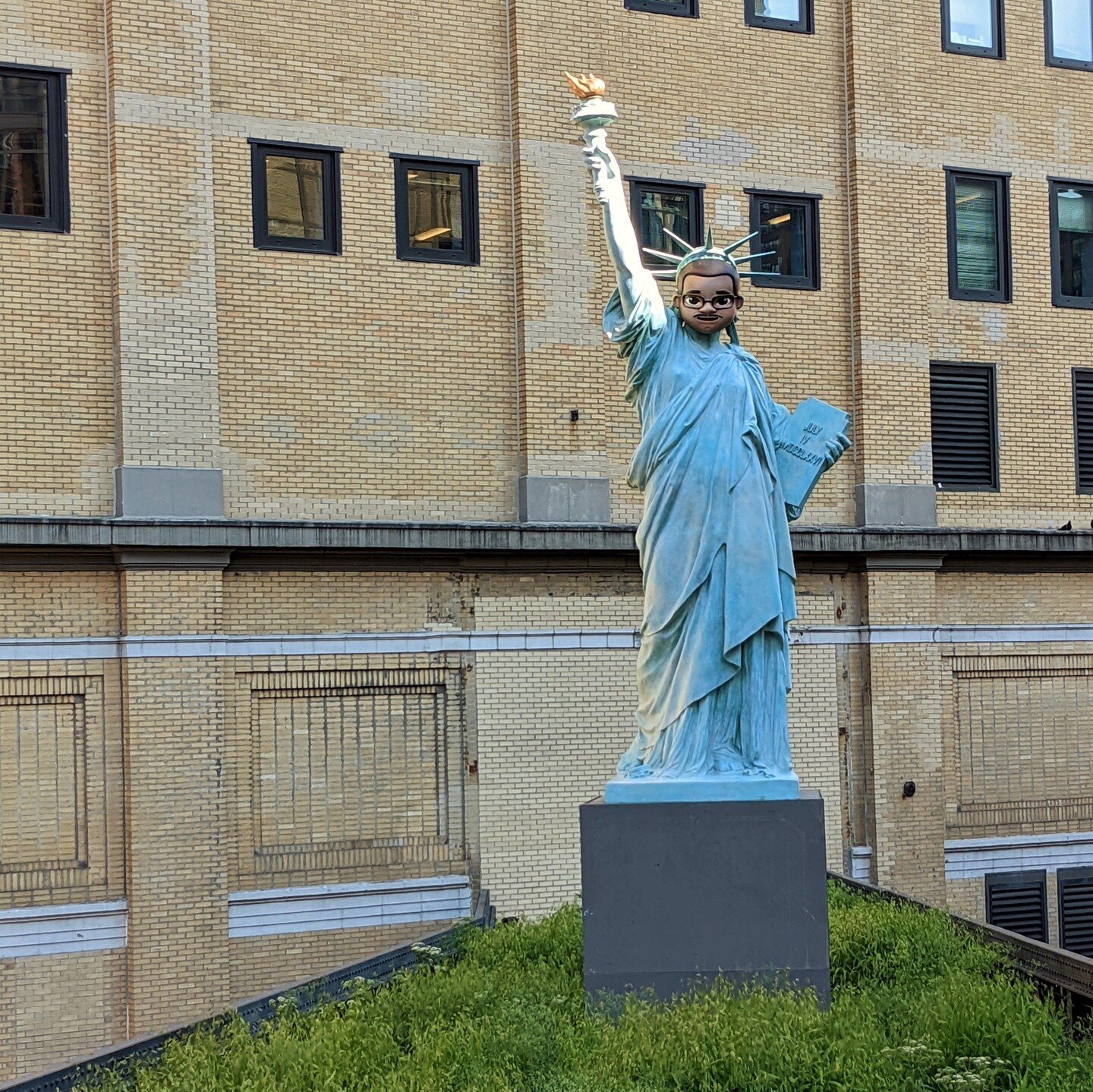 The Statue of Liberty stands in New York Harbor and has welcomed people to New York since 1886. For decades, immigrants processed through Ellis Island saw the enormous copper statue upon arriving at US shores. Though Ellis Island no longer processes 