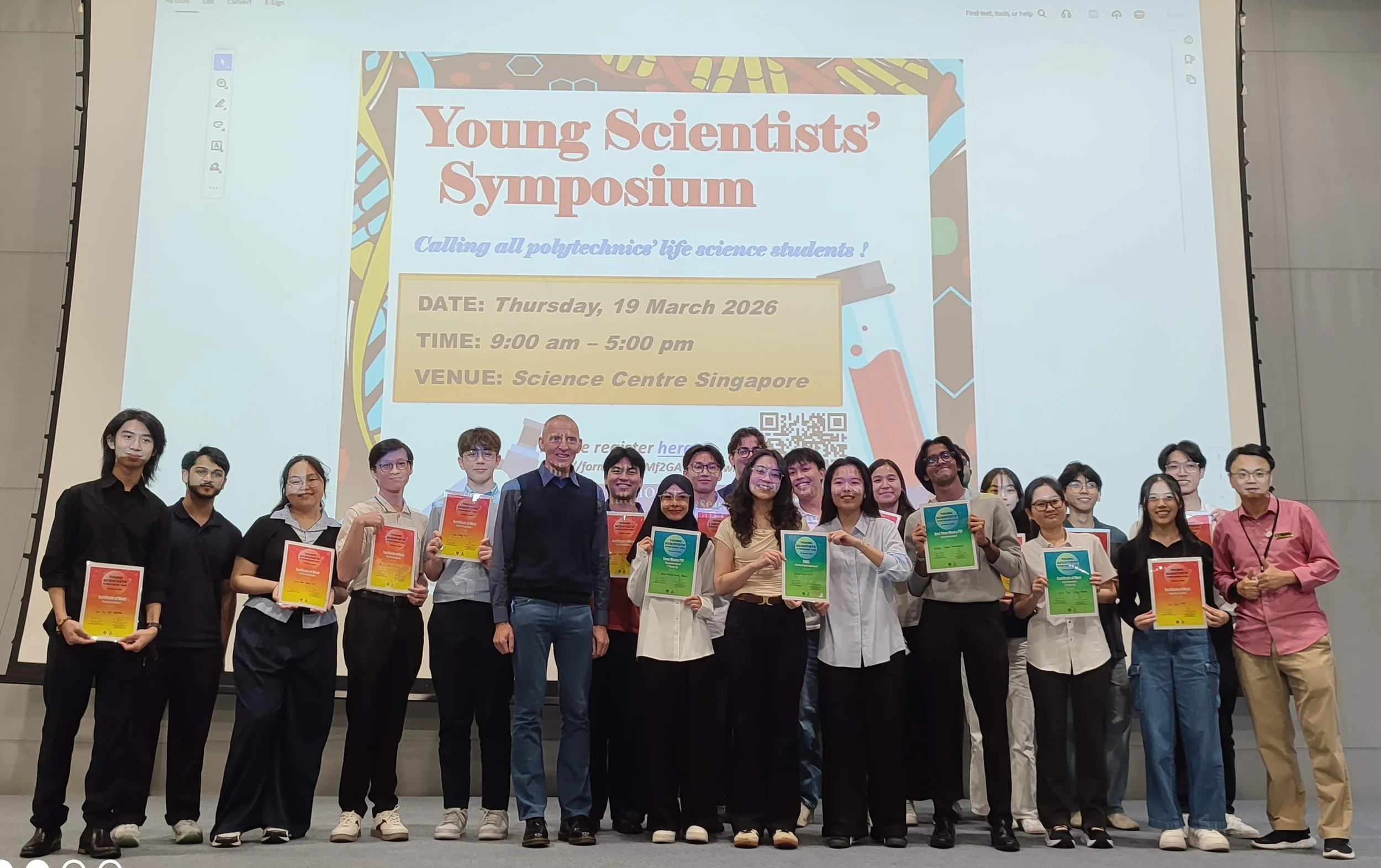 Young Scientists' Symposium 2026 organised by Singapore Society for Biochemistry and Molecular Biology