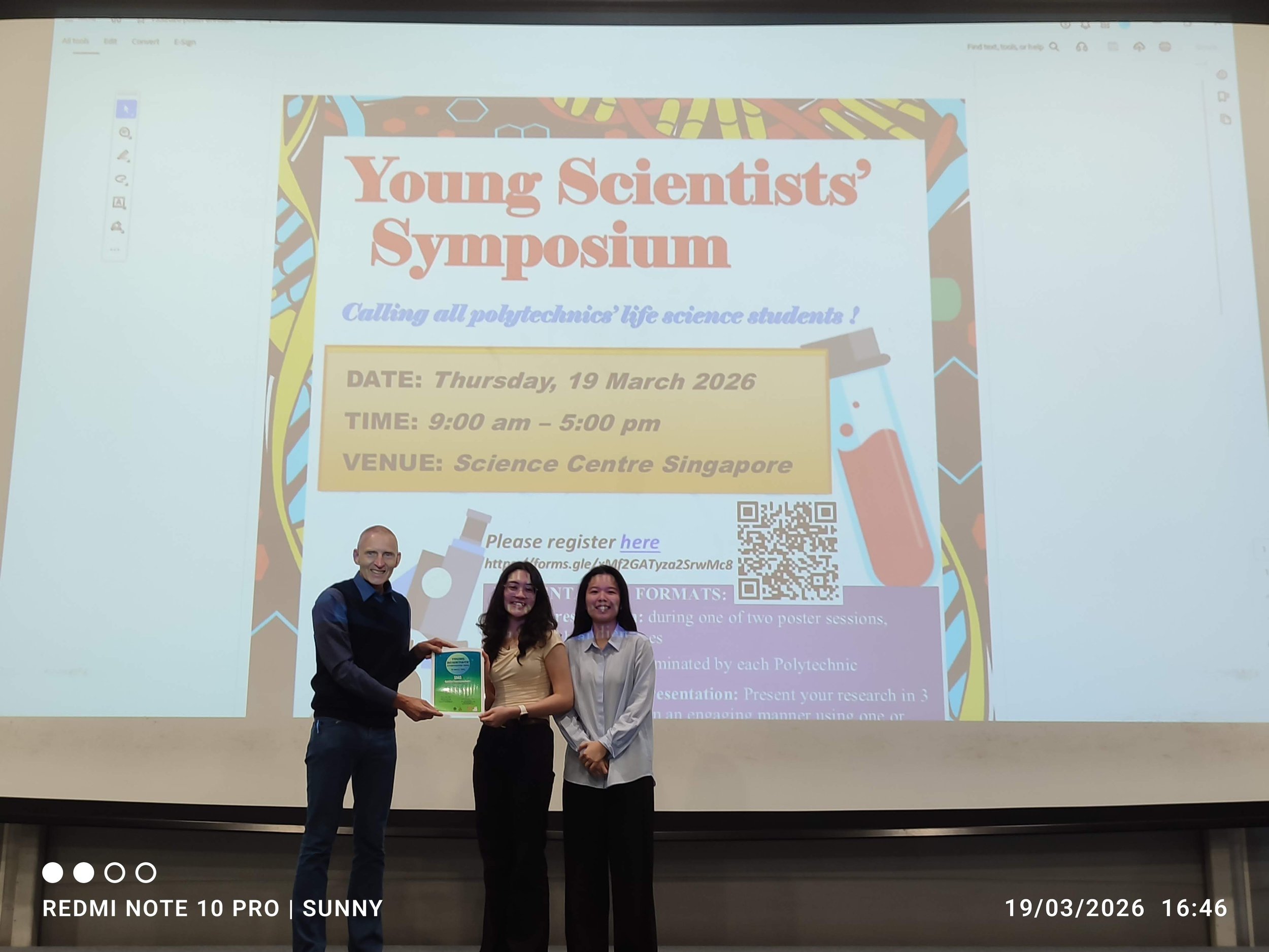 Young Scientists' Symposium 2026 organised by Singapore Society for Biochemistry and Molecular Biology