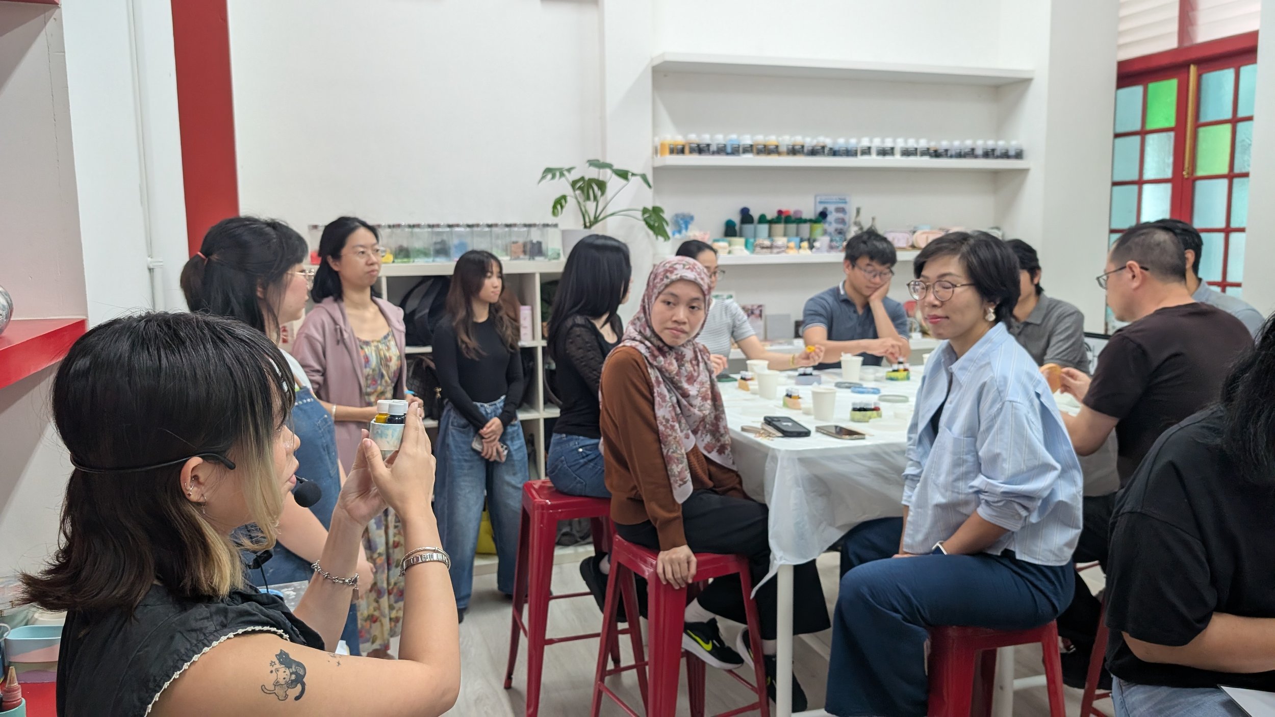 SASEAF Bonding - Marble Collection Coaster Workshop at Chokmah