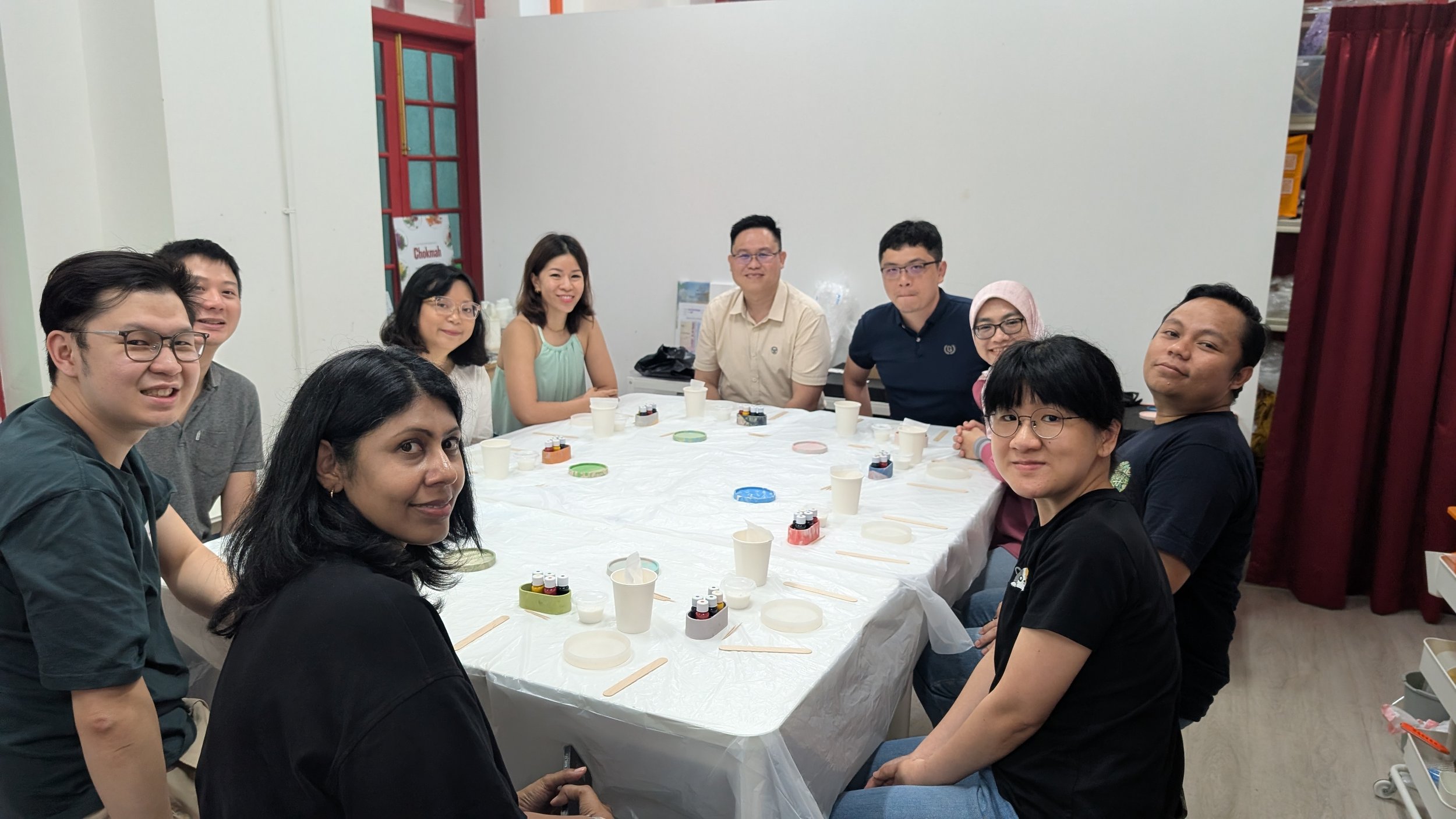 SASEAF Bonding - Marble Collection Coaster Workshop at Chokmah