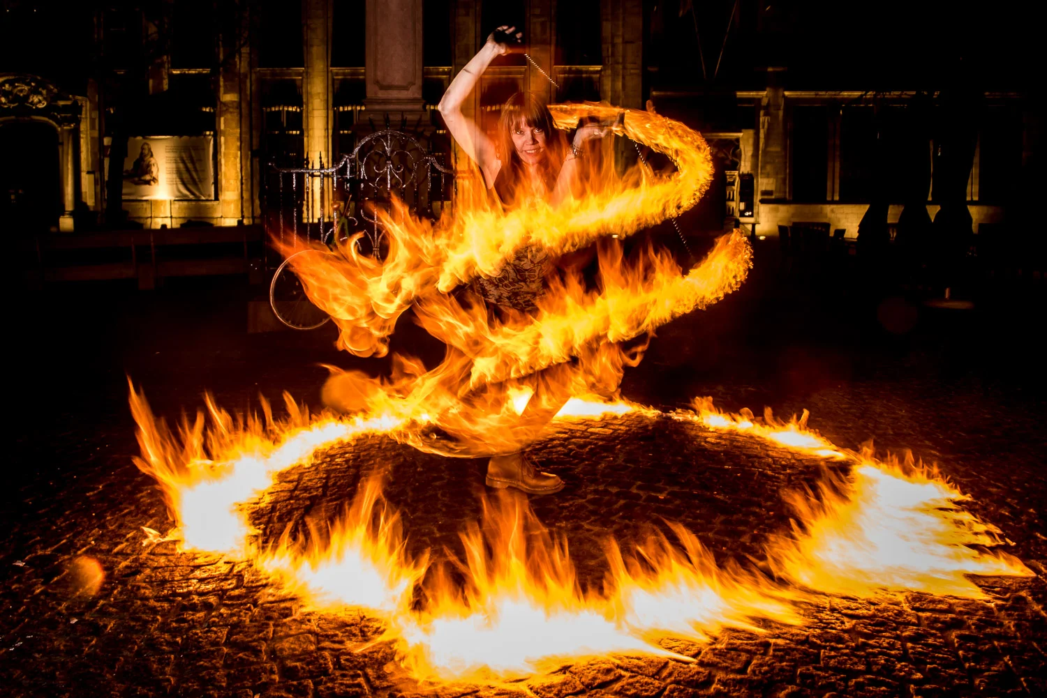 Fire artist
