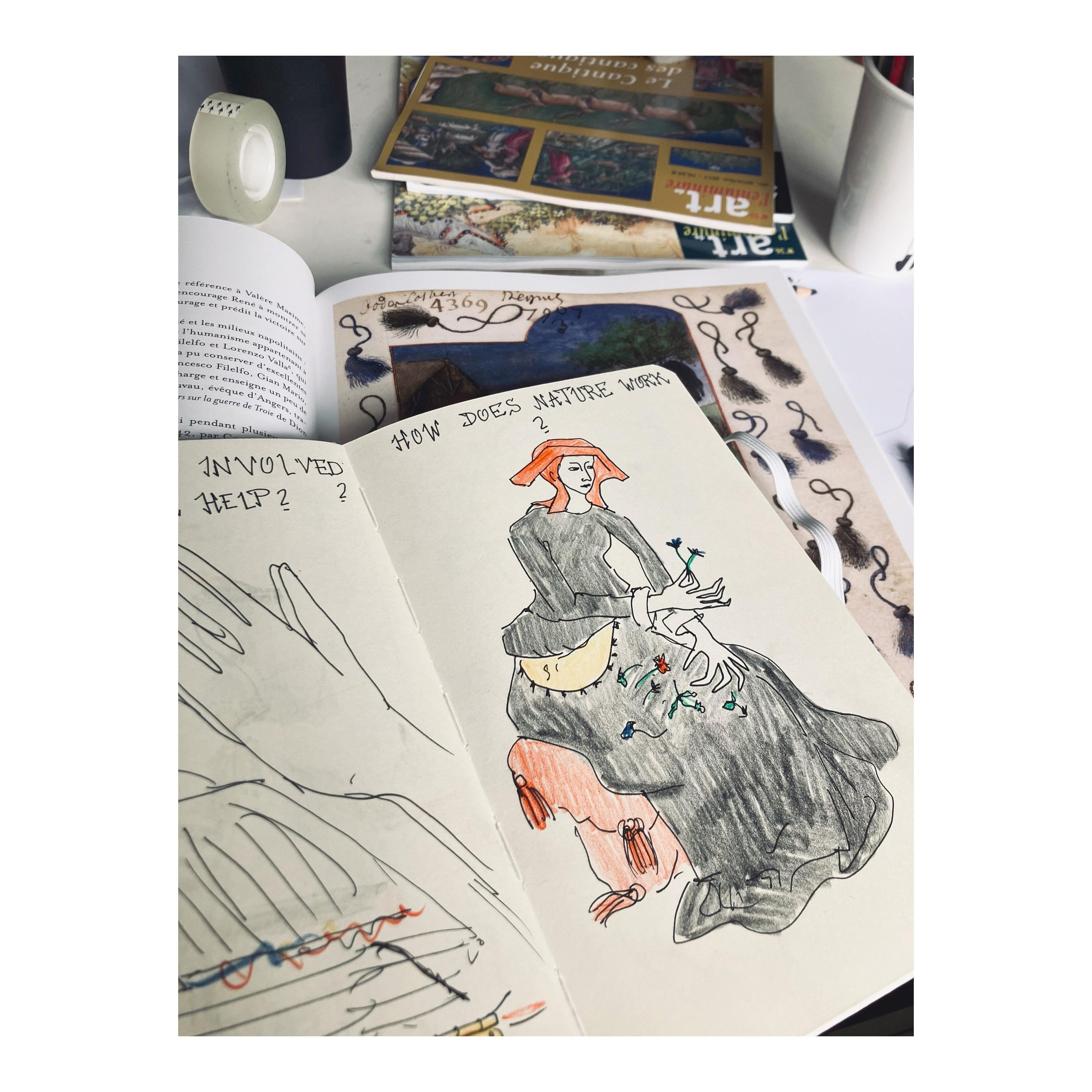 Researching and sketching today.

#research #sketching #medievalinspired #illustratorsketchbook #reproductivebodies #historyillustration #understandingreproduction #romanceandreproduction #historylovers #lovers #justlovers #artandhistory #misconcepti