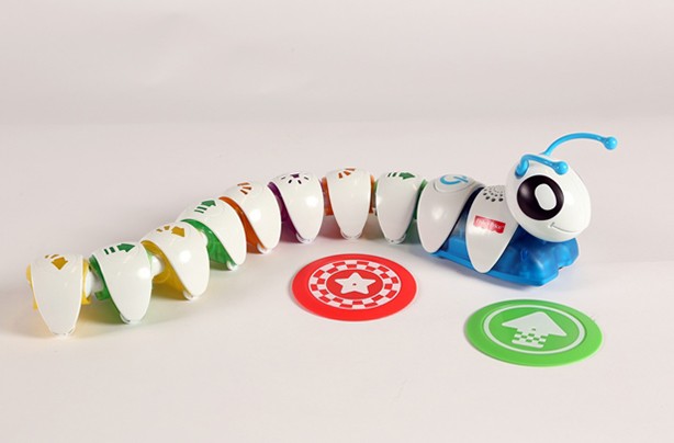Fisher Price Codeapillar - £49.99 What is it? This clever caterpillar teaches kids to code without them even realising it. They'll have to rearrange each section of the toy to 'tell it' how to move. Each combination gets a different results so once they've worked out the code they'll be able to direct their caterpillar to move in any way they want.