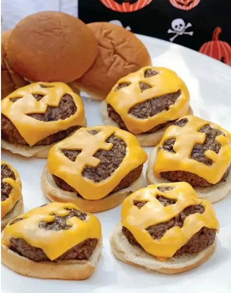 Jack O Lantern Burgers