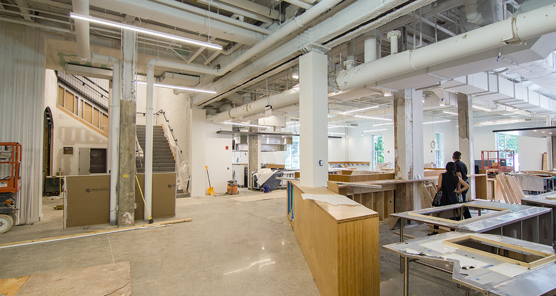 Construction Progress At Vassar College Ltl Architects