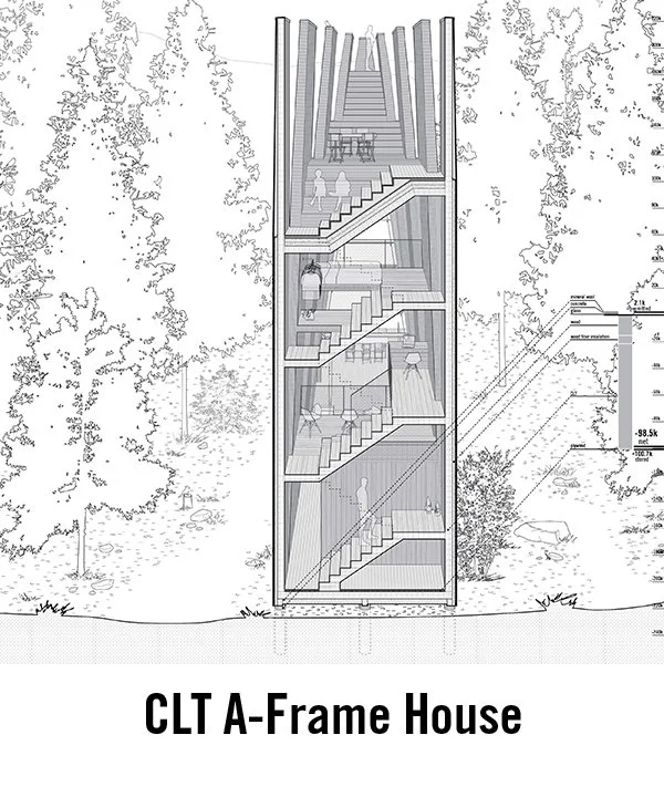 CLT A-Frame House