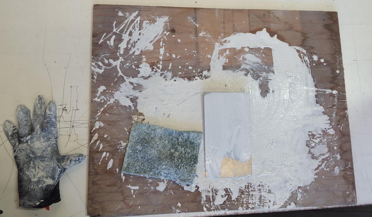 To clean the surface of small parts, they taught me to take old liquid enamel and rubbed it all over the piece, allow it to dry then brushed it off. Worked like a charm, all oils and dirt removed.