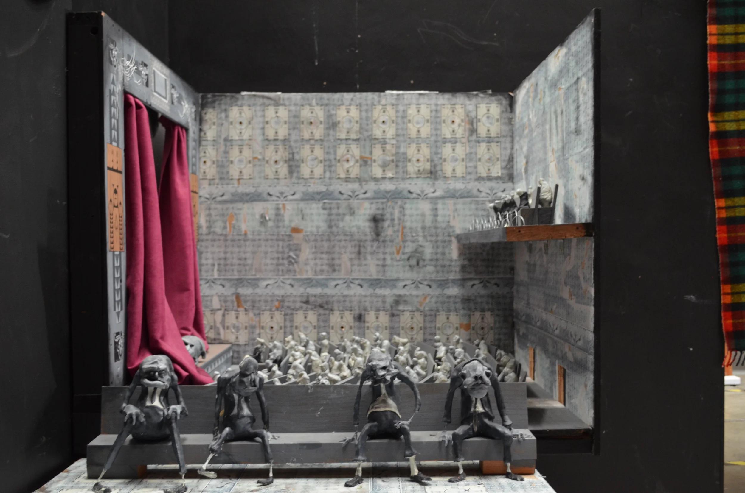  Stop-Motion Set, mixed media, 2014 