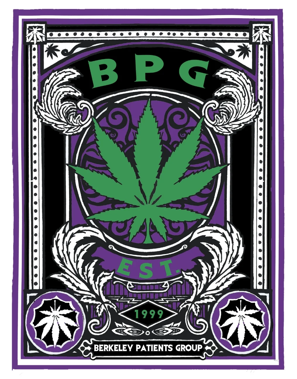 Design & Screen Print for Berkeley Patients Group
