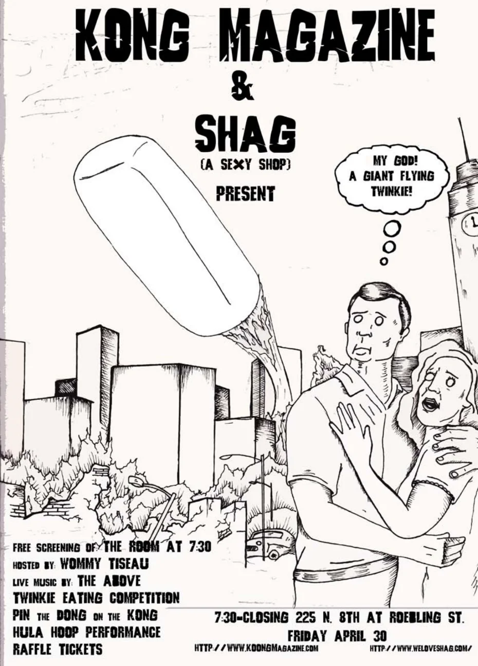 Design & Screen Print for Kong & Shag Magazine