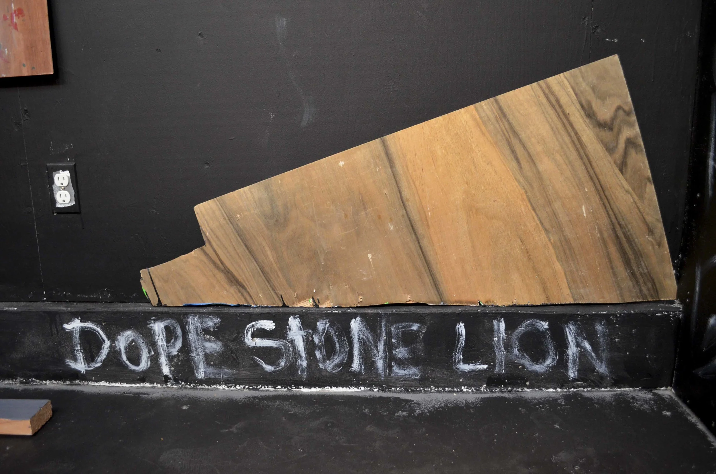 Dope Stone Lion - mixed media, 2014