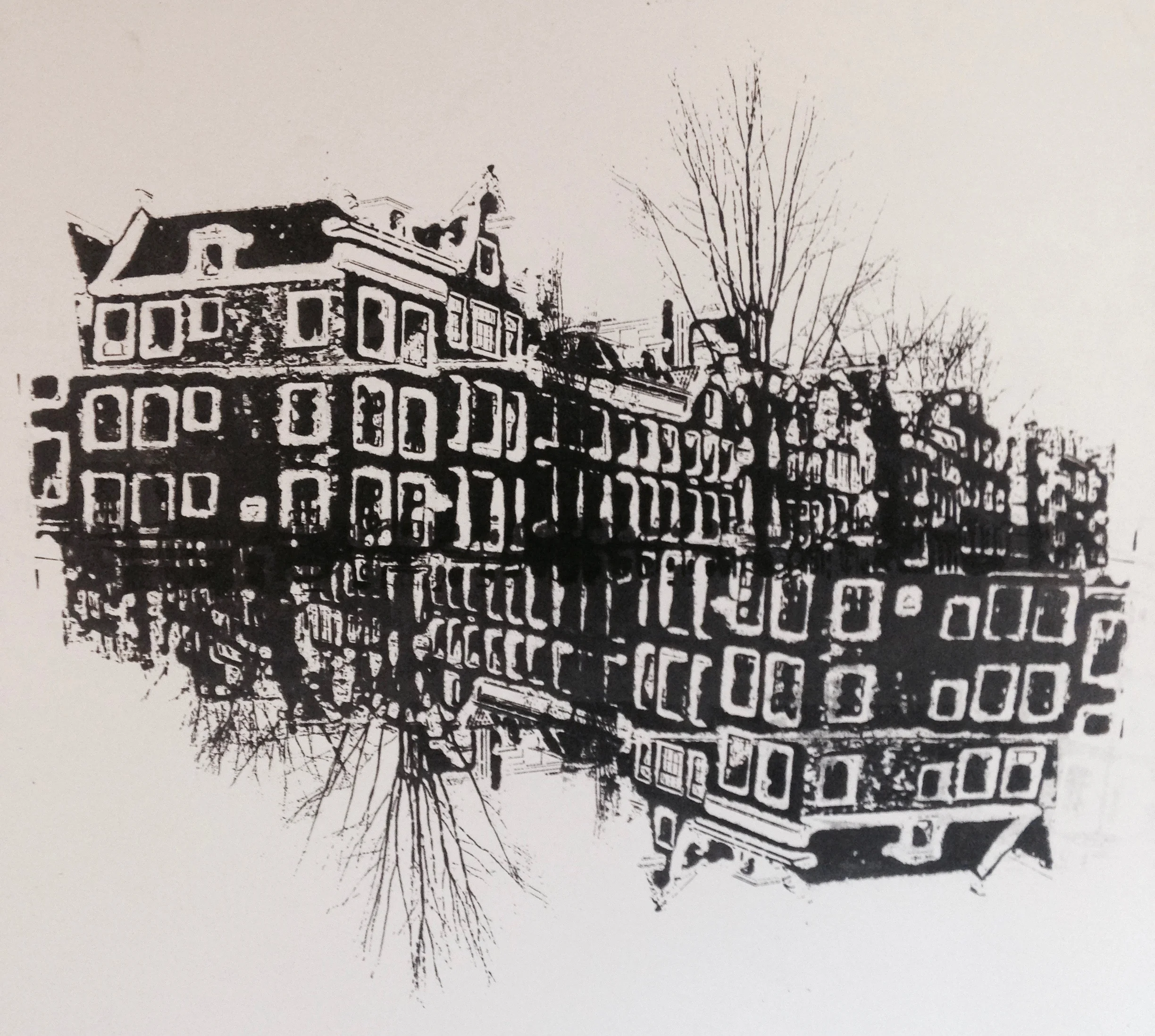 Amsterdam - 60"x35" Screen Print, 2016
