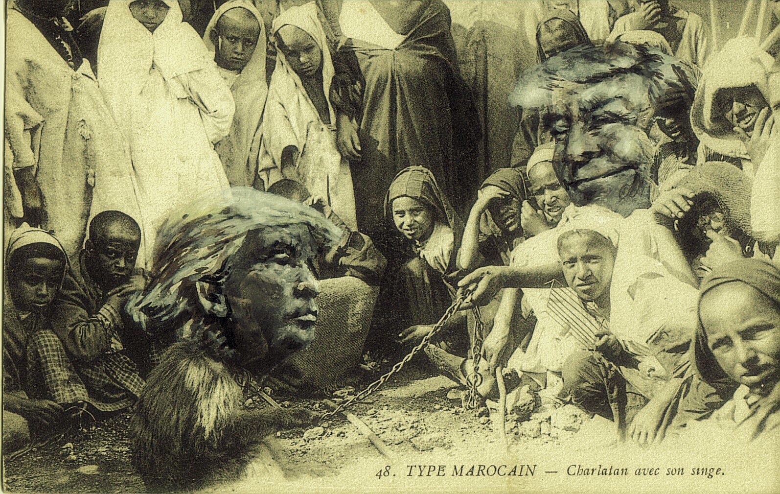 67 Charlatan avec son singe