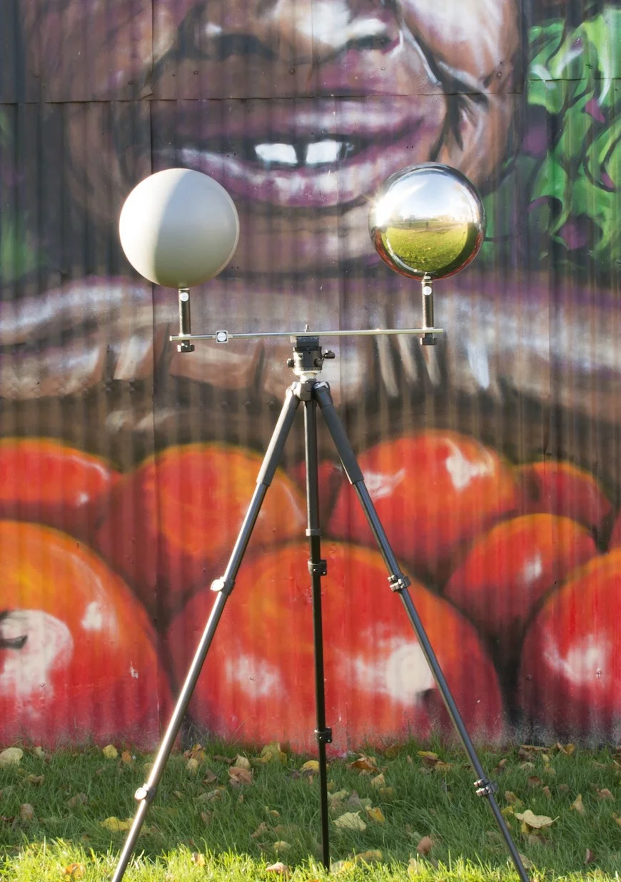 Lighting checker "Twins" close up.