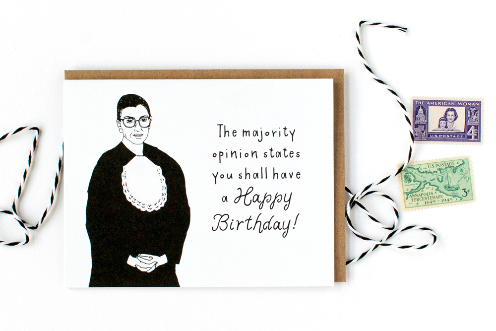 The Justice Ruth Bader Ginsburg Fondness Series is here! 