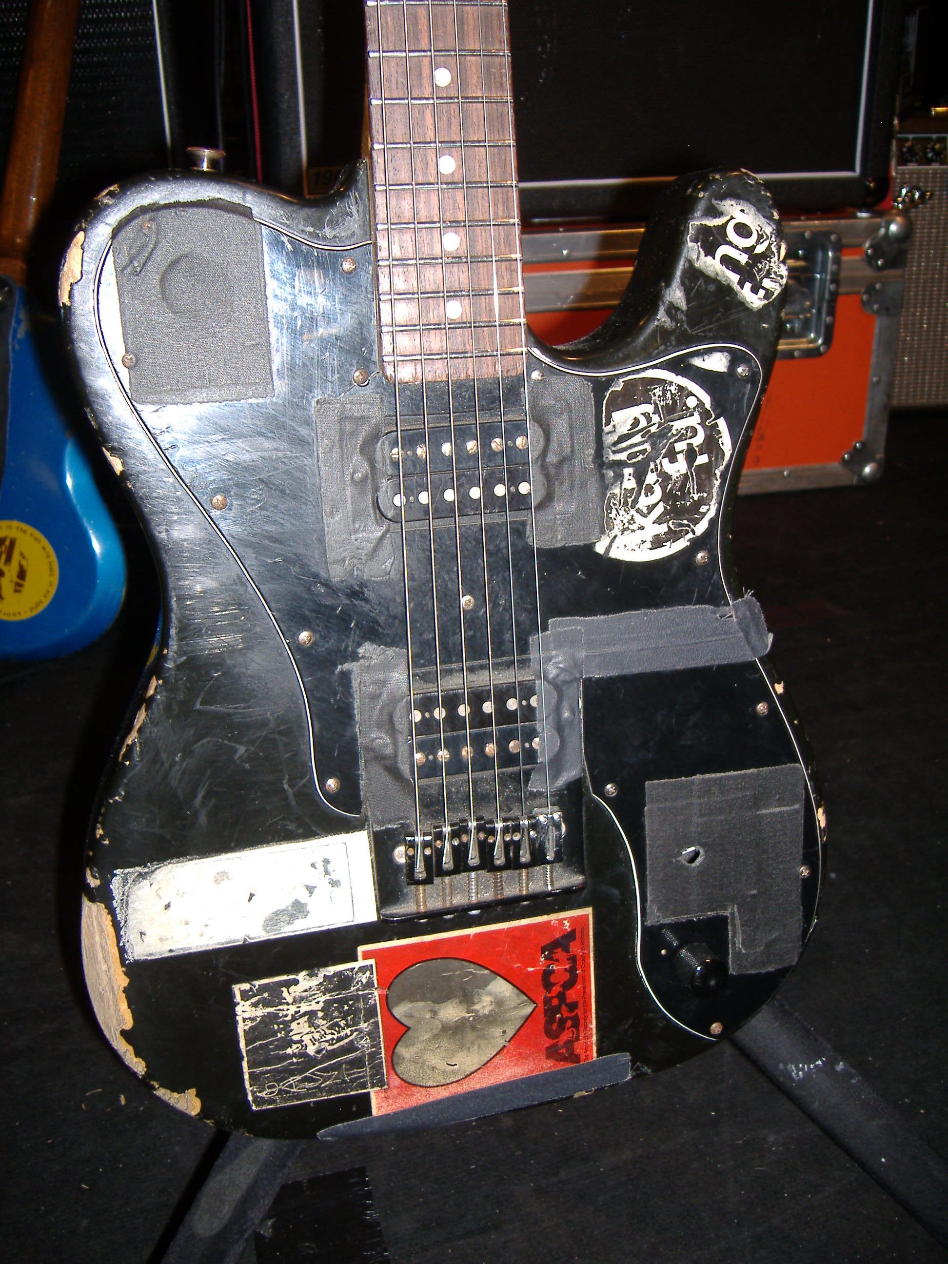  Another heavily modified Fender from Sonic Youth. 