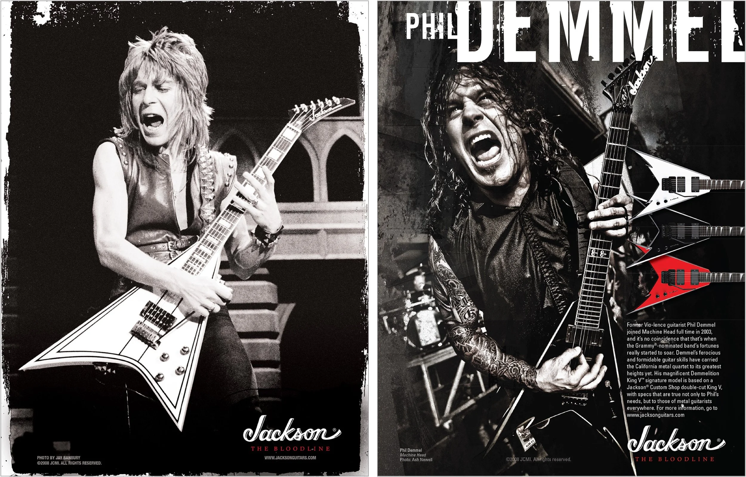Advertising centered mostly around artists and their signature instruments.
