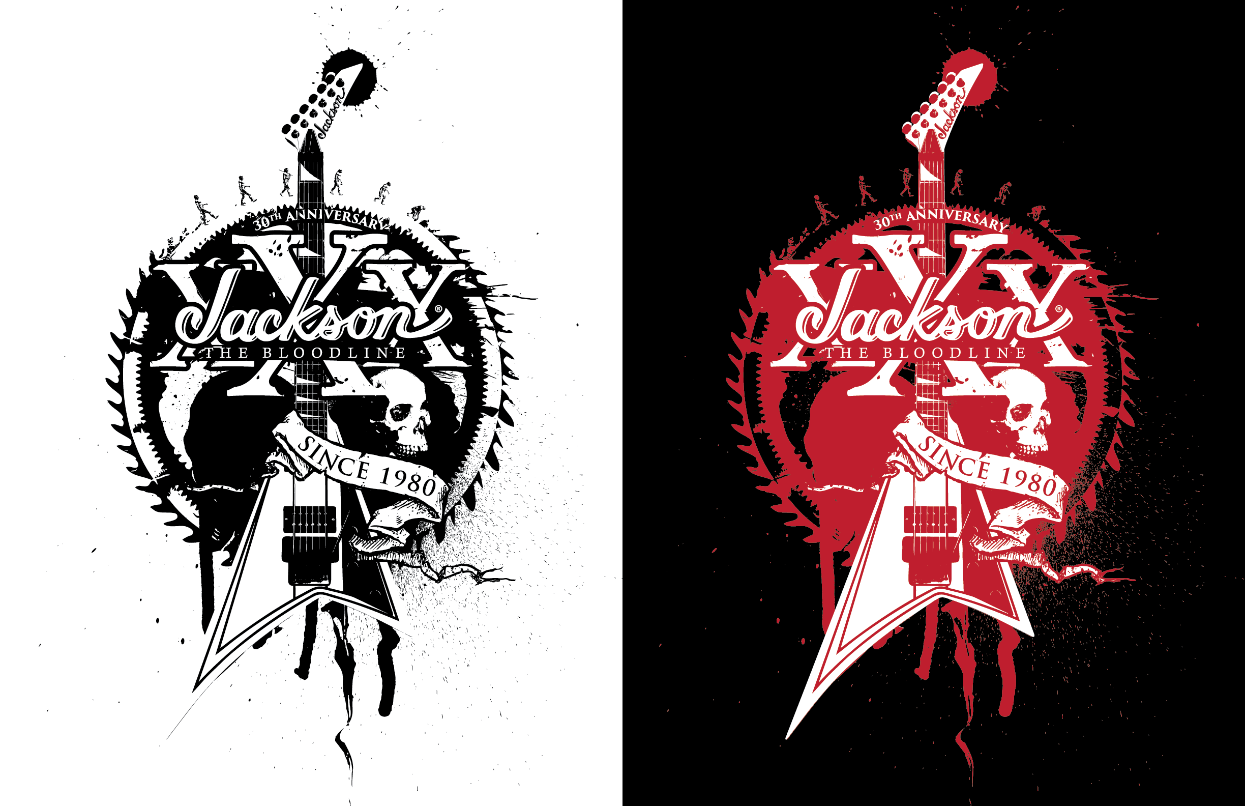 The 30th anniversary logo element was used to create these illustrations.