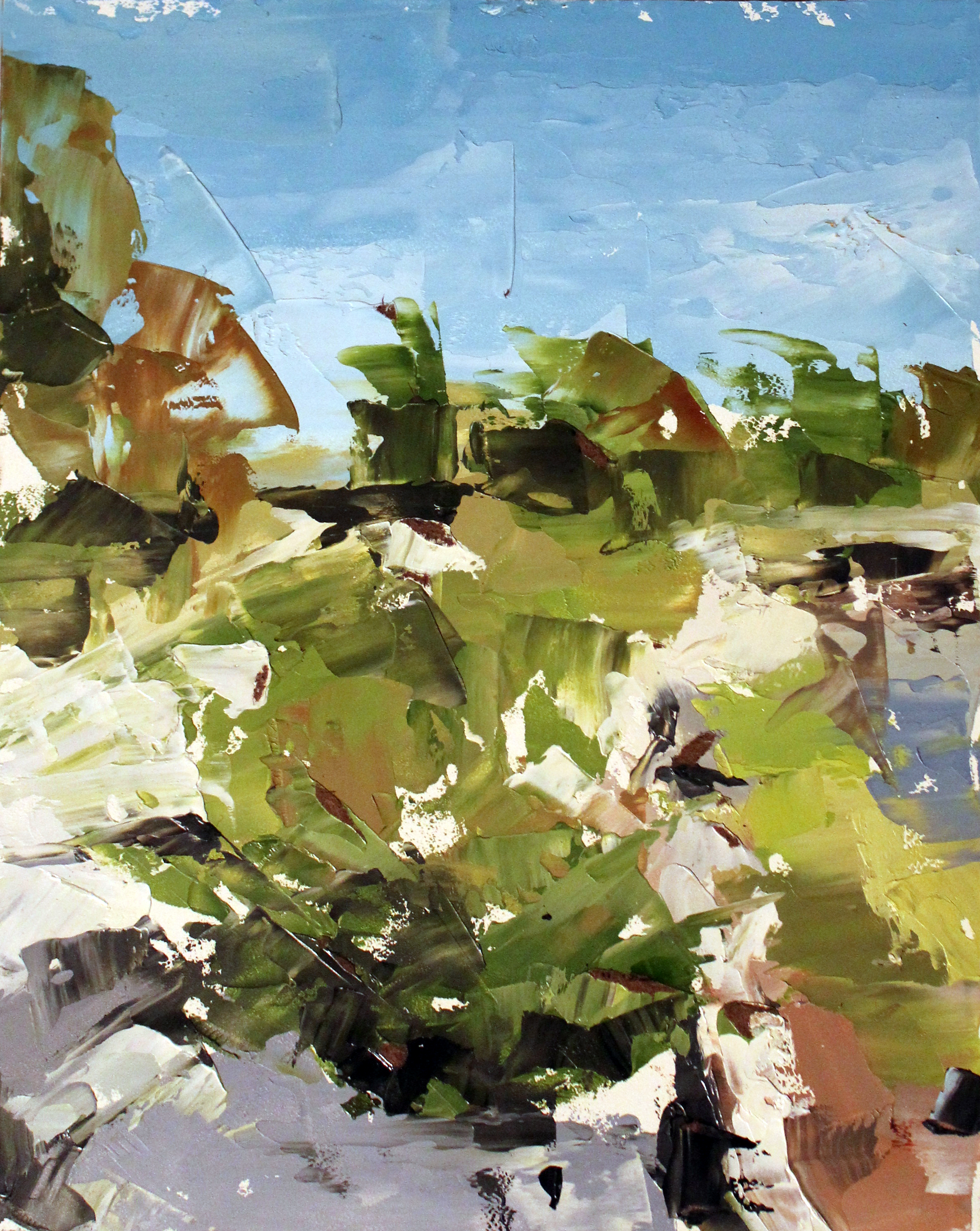 "Landscape 1" - 8x10in, oil on panel
