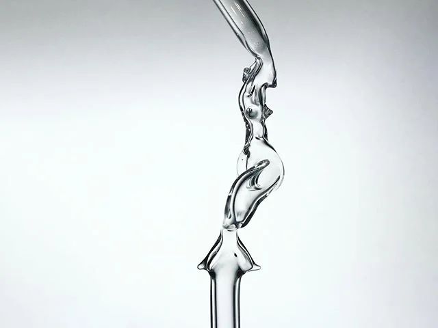 Glass Mermaid Straw detail *sold* 🧜&zwj;♀️✨ #sibelley #glassstraw #mermaid #glassmermaid