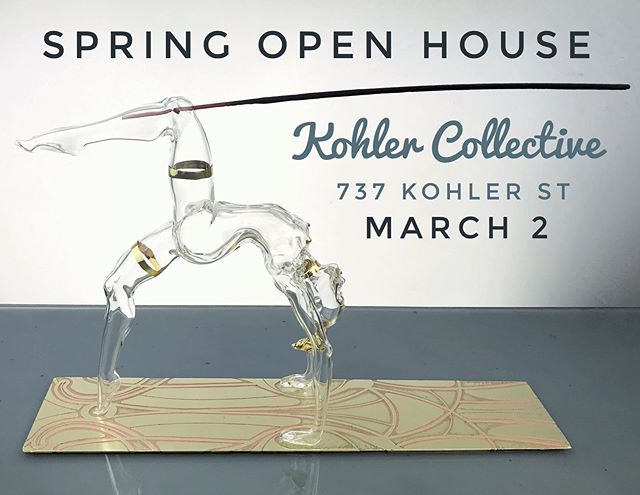 Come party with us this Sat 8pm !!! @nicholasknudsonart will be showing his new body of work, check out some sick glassblowing and sip on some cocktails crafted by @spiritandspoon with special guest brand @blackenedamericanwhiskey !! Lots of fun comi