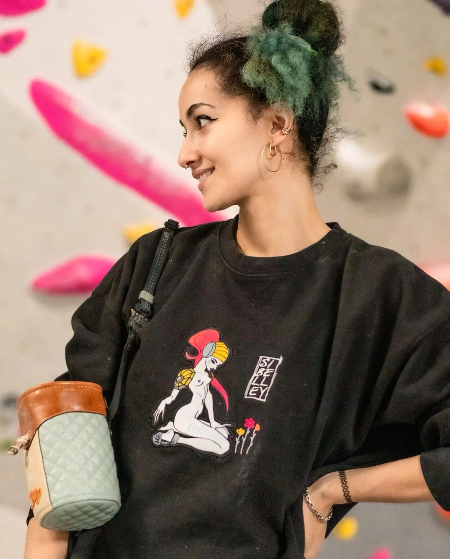 This post is for the rock climbing enthusiasts. 🧗🏻&zwj;♀️My dear friends, Bree &amp; Britt, just released their baby; The Billy Chalk Bag @thebillyclimbs !! They hand make each bag from scratch in Richmond, VA. Each color-way will be released in li