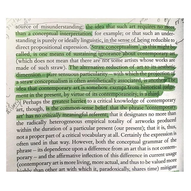 Learning new term &ldquo;straw conceptualism&rdquo; #sunday
