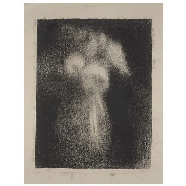 Seurat&rsquo;s 🌸 #19thcentury #drawing