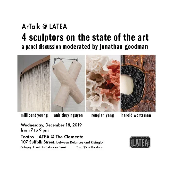 Four Sculptors on the state of the Arts at the Clemente Center