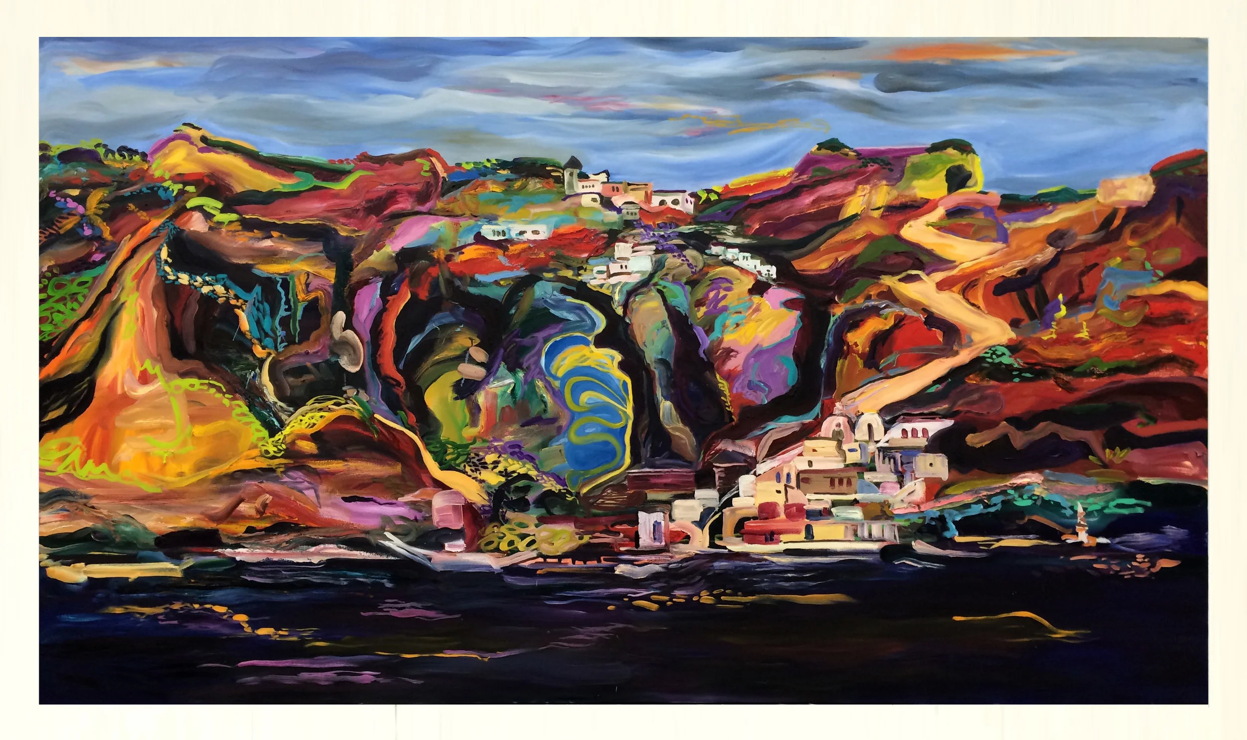 Cakescape, the Cliffs of Santorini